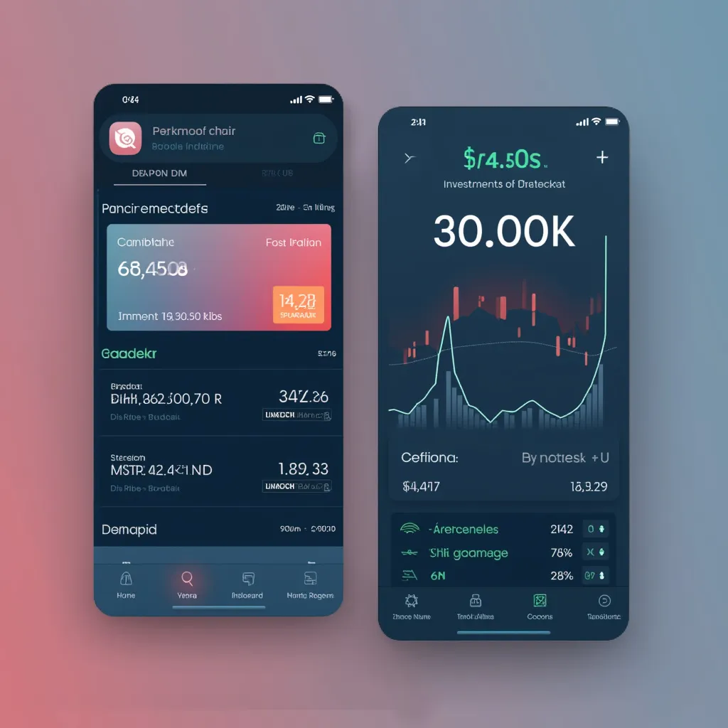 Futuristická mobilná investičná aplikácia