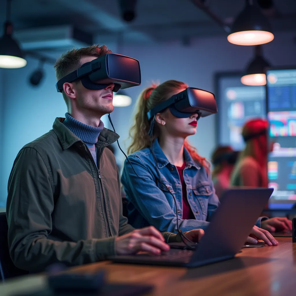 Virtuálna trieda s VR okuliarmi
